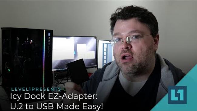 Embedded thumbnail for Icy Dock EZ-Adapter: U.2 to USB Made Easy!