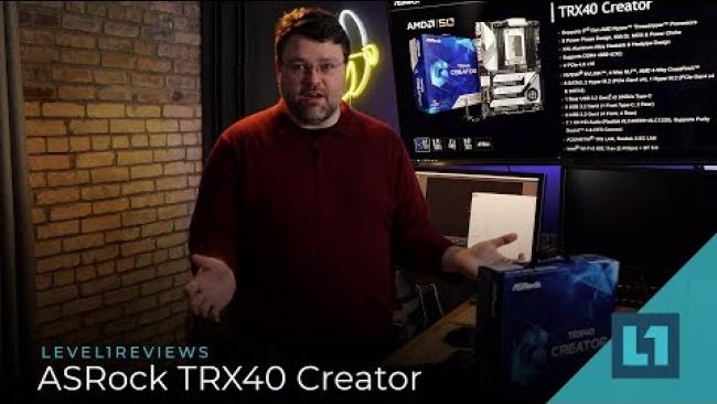 Embedded thumbnail for Asrock TRX40 Creator Motherboard Review!