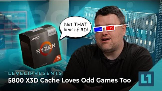 Embedded thumbnail for 5800 X3D Cache Loves Odd Games Too