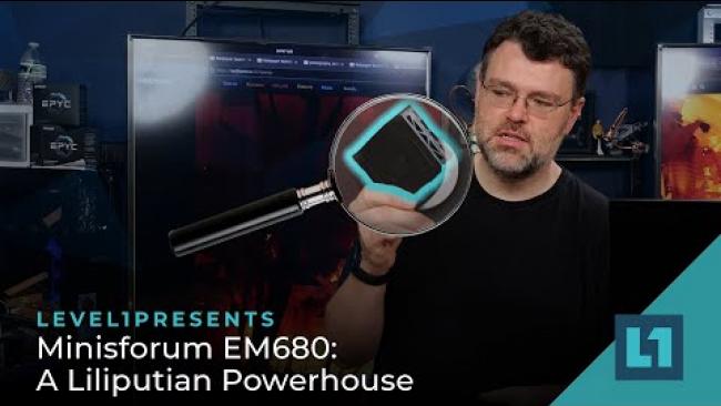 Embedded thumbnail for Minisforum EM680:A Liliputian Powerhouse