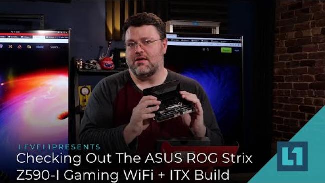 Embedded thumbnail for Checking Out The ASUS ROG Strix Z590-I Gaming WiFi + Rocket Lake ITX Build
