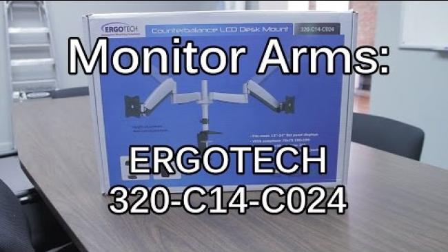 Embedded thumbnail for Ergotech Monitor Arms - Unboxing &amp;amp; Dual 27&amp;quot; Setup