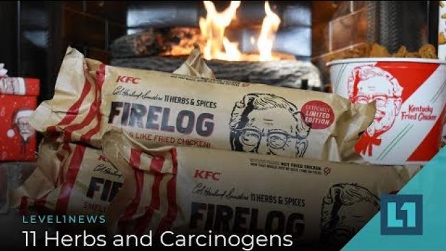 Embedded thumbnail for Level1 News December 13 2019: 11 Herbs and Carcinogens