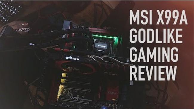 Embedded thumbnail for MSI X99A Godlike Gaming Motherboard Review