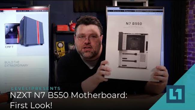 Embedded thumbnail for NZXT N7 B550 Motherboard: First Look!
