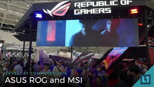 Embedded thumbnail for Computex 2018: ASUS ROG and MSI