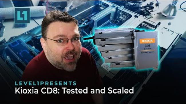 Embedded thumbnail for Kioxia CD8: Tested and Scaled