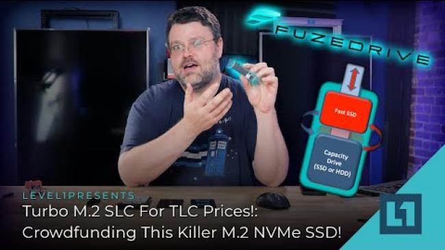 Embedded thumbnail for Turbo M.2 SLC For TLC Prices! - Crowdfunding This Killer M.2 NVMe SSD!