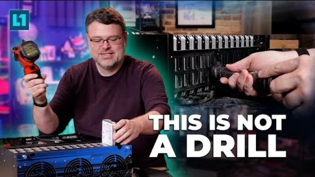 Embedded thumbnail for Upgrading the HL 15 and Rambling about 45 Drives Creator Summit