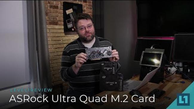 Embedded thumbnail for ASRock Ultra Quad M.2 Card Review
