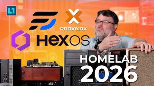 Embedded thumbnail for Getting Started with Homelabing in 2026