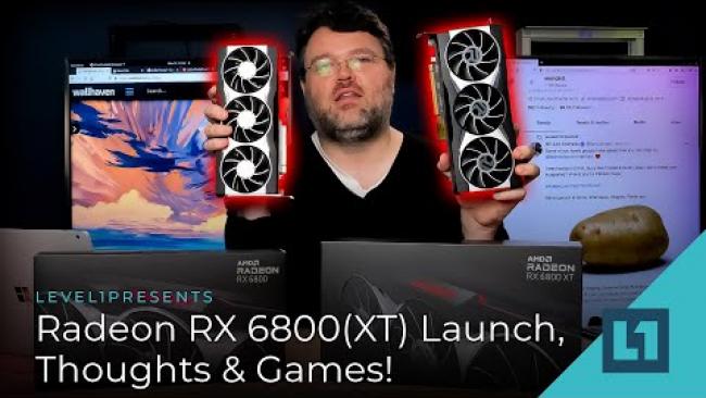 Embedded thumbnail for Radeon RX 6800(XT) Launch, Thoughts, Rambles &amp;amp; Games Tested