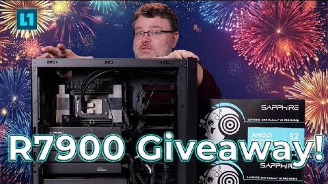 Embedded thumbnail for We&amp;#039;re Testing 4 Radeon AI Pro R9700s... What do you want to see? Community Event and Giveaway